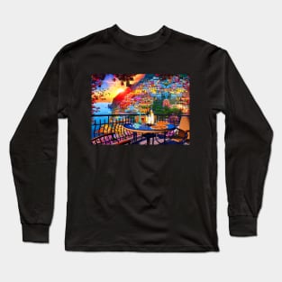 Balcony To Positano Long Sleeve T-Shirt